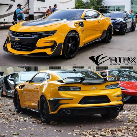 Camaro 6th Body Kit Bumblebee Front Bumper Transformers Design Rear ...