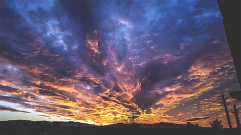 sky, Clouds, Warm colors, Shadow, Winter, Photography, Horizon HD ...