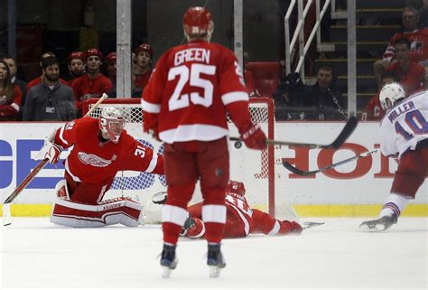 Red Wings fall 1-0 in overtime to Rangers, Henrik Lundqvist - mlive.com