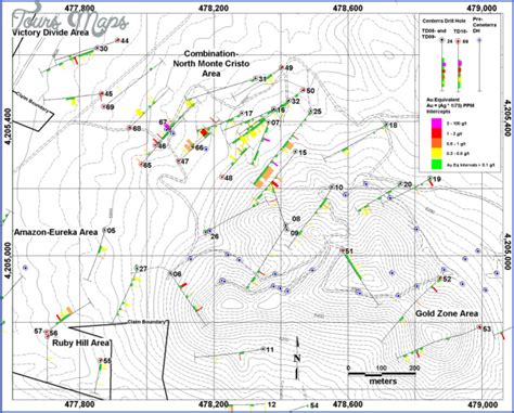 Tonopah Nevada Map - ToursMaps.com