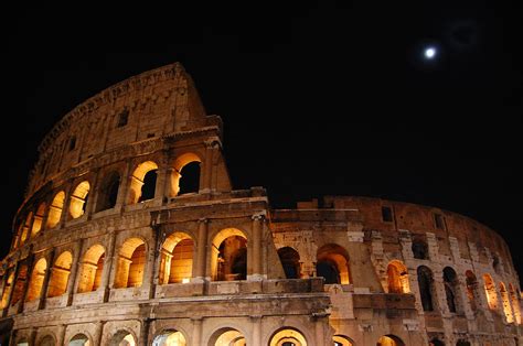 Full Moon and Colosseum Photograph by Katie Baroody - Fine Art America