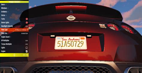 Coloured License Plate Text Pack - GTA5-Mods.com