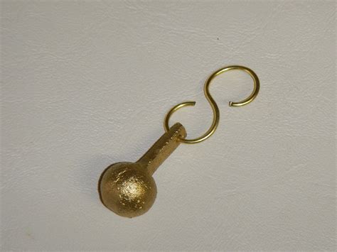 Solid brass bell clapper sold separately