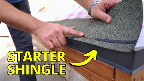 How to Install Starter Strip on a Shingle Roof - Roof Repair Specialist