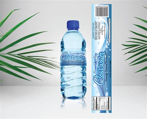 Water Label Design | ubicaciondepersonas.cdmx.gob.mx