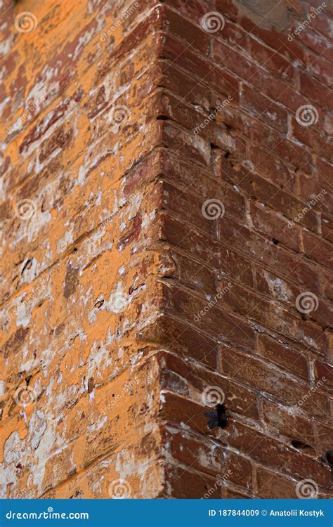 La Textura Del Ladrillo Antiguo Imagen de archivo - Imagen de blanco ...