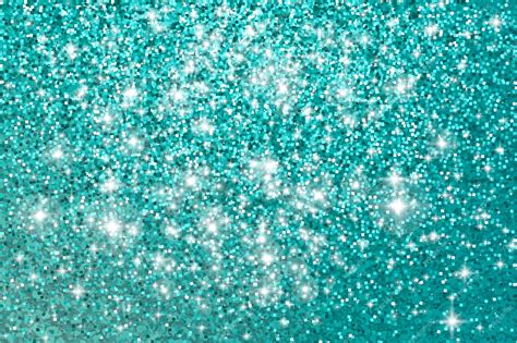 Premium Vector | Realistic turquoise glitter background