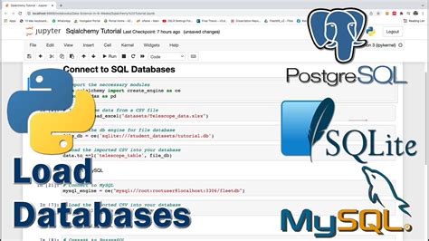 SQLAlchemy Tutorial 1 – Connect Python to MySQL, PostgreSQL, SQLite and ...