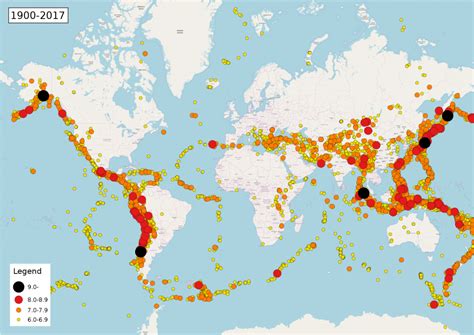 Usgs Latest Earthquakes Map