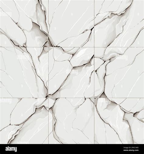 Light marble tile texture, pattern background - Vector illustration ...