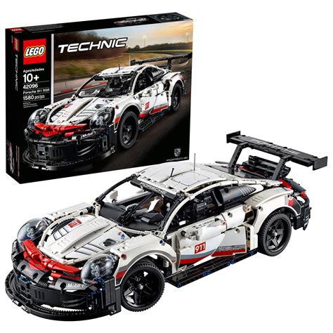 LEGO Technic Porsche 911 RSR Race Car Model Building Kit 42096 ...