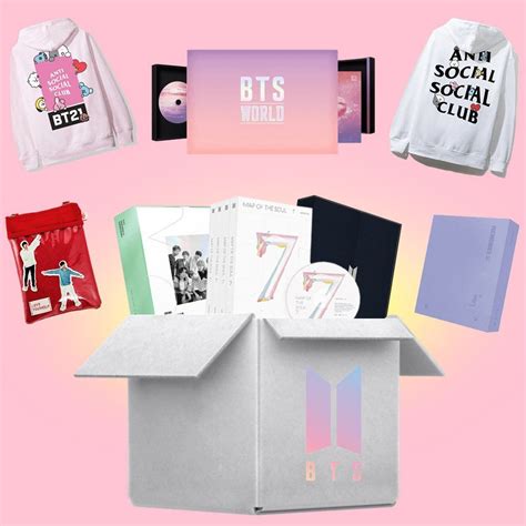 K-Pop Merch Box | Bts, Bts merch, Bts scenarios