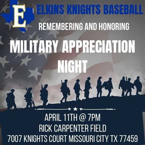 Military Appreciation Night - Knights Baseball Club