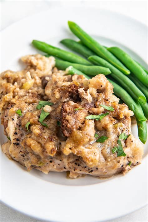 Slow Cooker Pork Chops with Stuffing | Easy Dinner Ideas