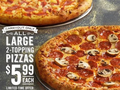 Domino's New Coupon Gets You a Large, 2-Topping Pizza for Only $5.99