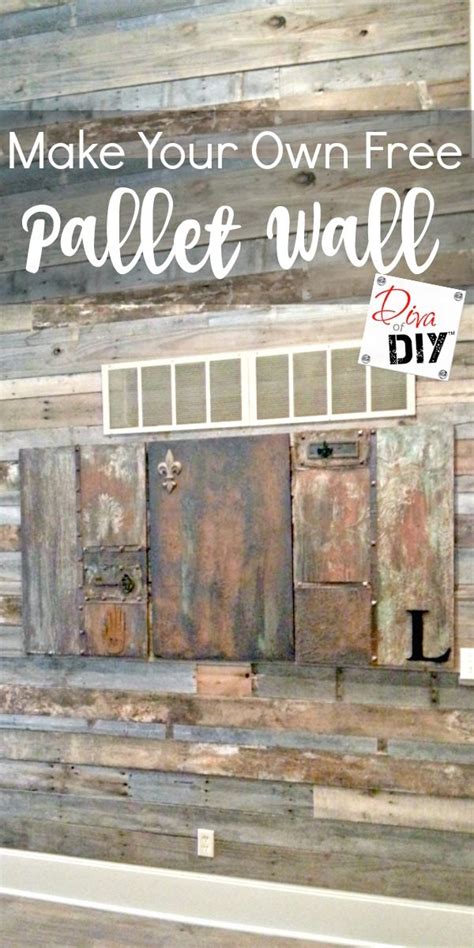 How to Make a Pallet Wall Using Free Pallet Wood