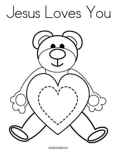 10 Best Jesus Loves You Coloring Pages