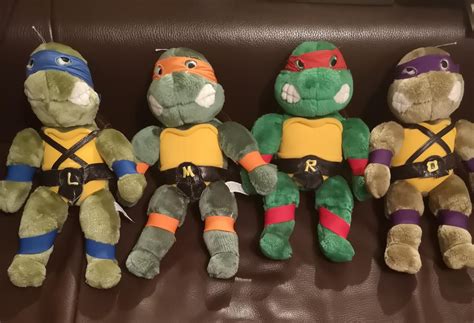 Teenage Mutant Ninja Turtles plushies (1990s) in 2023 | Teenage mutant ...