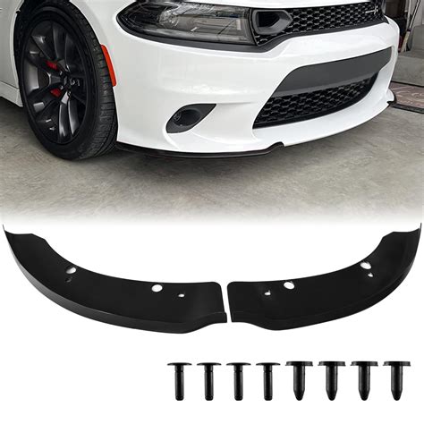 TENGBASE Dodge Charger Front Splitter, Front Bumper Lip Splitter ...