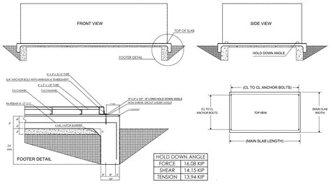 Foundation Drawing - US Hazmat Storage