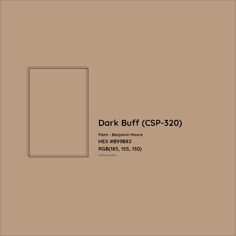 Benjamin Moore Dark Buff (CSP-320) Paint color codes, similar paints ...