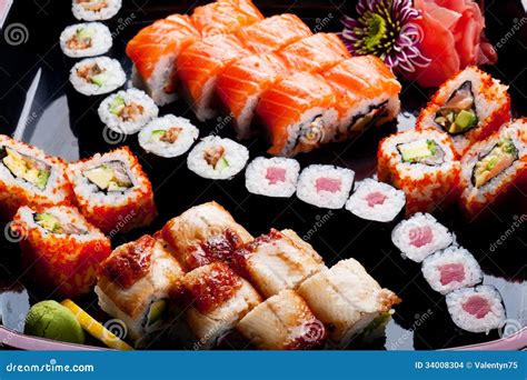 Sushi Rolls Royalty-Free Stock Photo | CartoonDealer.com #42169935