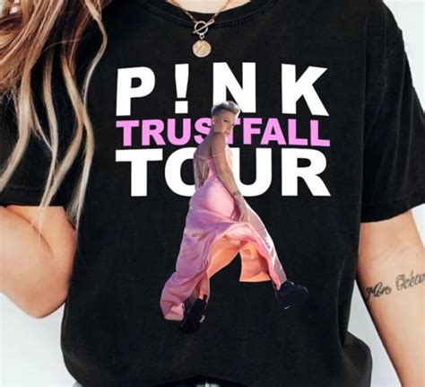 Pink on Tour T Shirt Trustfall Tour 2023 Shirt Pink Tshirt - Etsy