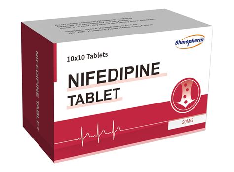 Nifedipine Tablet 20mg - Nifedipine Tablet and Nifedipine