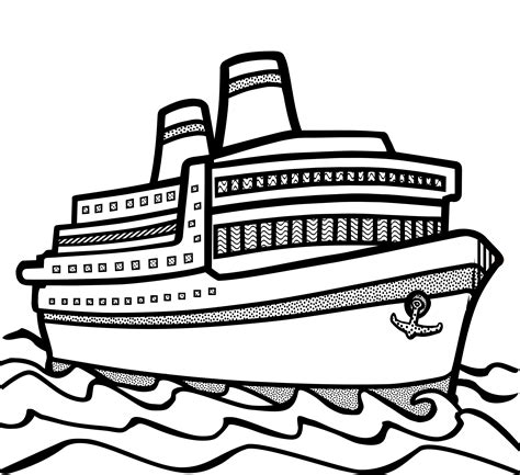 Cruise clipart outline, Cruise outline Transparent FREE for download on ...