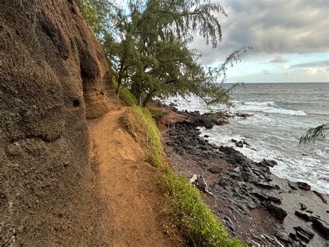 Hiking to Kaihalulu Red Sand Beach in Hānā on Maui — noahawaii