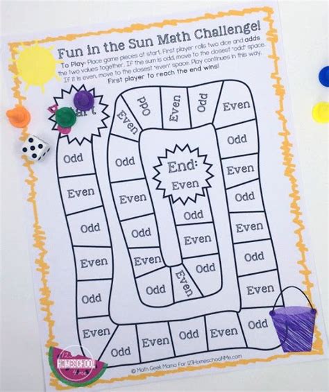 Fun Math Games For 5th Graders Printable