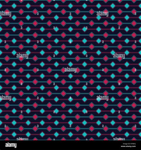 Geometric square shape vector seamless pattern Stock Vector Image & Art ...