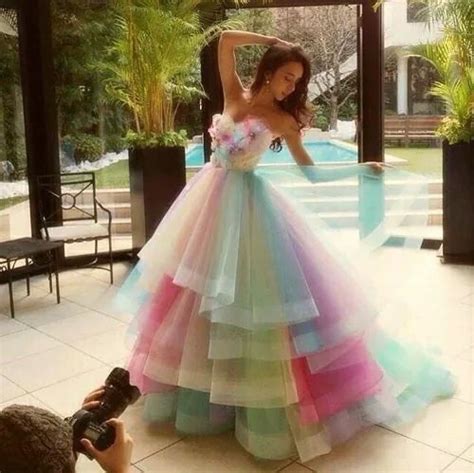 Pastel Rainbow Gown Pictures, Photos, and Images for Facebook, Tumblr ...