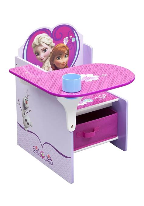 Frozen Elsa and Anna Chair Desk with Storage Bin