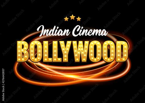 Bollywood Indian Cinema Film Banner. Indian Cinema bollywood Logo Sign ...