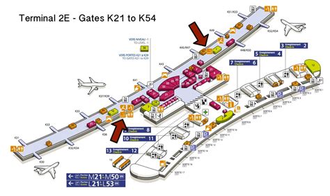 Map Of Charles De Gaulle Terminal 2 - Zip Code Map