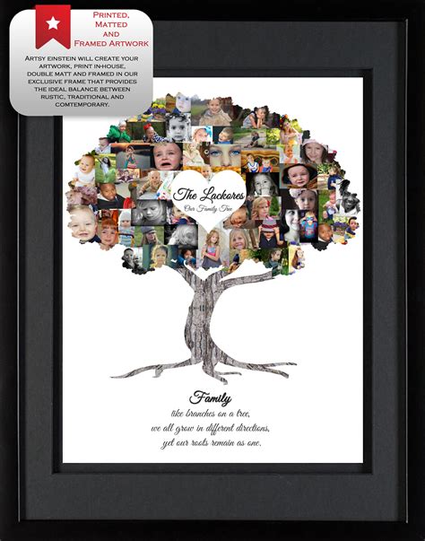 Order Family Tree Picture Collage | Frame Your Loved Ones