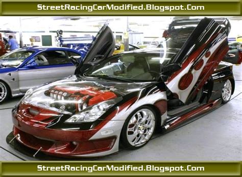 Custom Toyota Celica Street Sports Car With Graphics Paint - Street ...