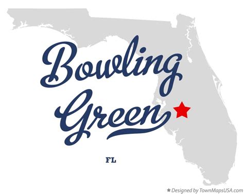 Map of Bowling Green, FL, Florida