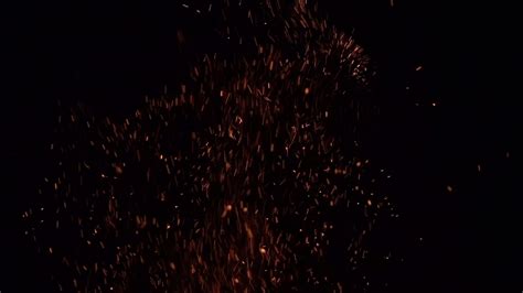 Fiery Particle Animation Seamless Loop for Cinematic Footage 30241710 ...