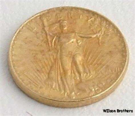 USA 20 Dollar Miniature Gold Coin Replica 14k by WilsonBrothers