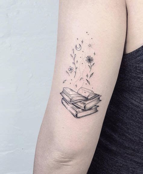 beautiful book tattoo designs © tattoo artist NW / Laura Martinez 💟📚💟📖💟 ...