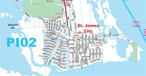 Map of Modern St. James City | Museum of the Islands