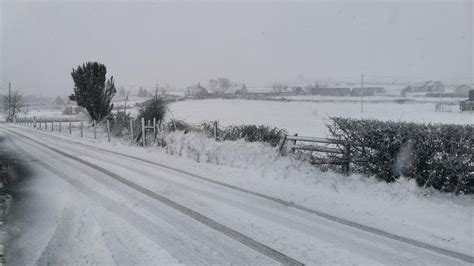 Northern Ireland weather: Heavy snowfall in some counties - BBC News