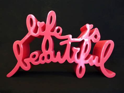 Mr. Brainwash - Life is Beautiful (Pink) | 1stdibs.com | Mr brainwash ...