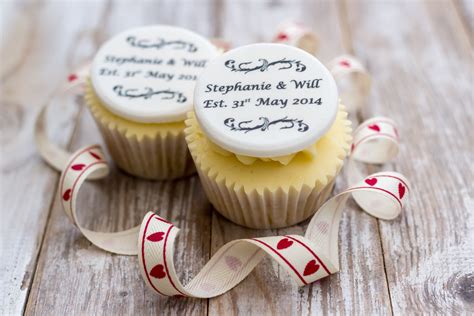 Wedding Anniversary Cupcake Toppers | The Cake Boutique