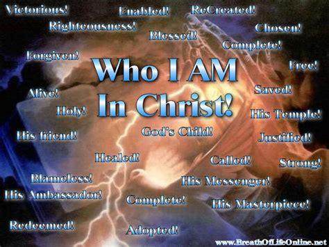 Who I Am In Christ - Christian Rep