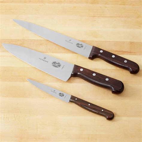 Victorinox 47057 Rosewood 3 Piece Chef Knife Set