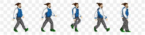 Walk Cycle Animation Pixel Art Sprite Walking Png Clipart 2d Computer ...