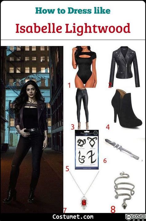 Clary Fray, Isabelle Lightwood (Shadowhunters) Costume for Cosplay ...